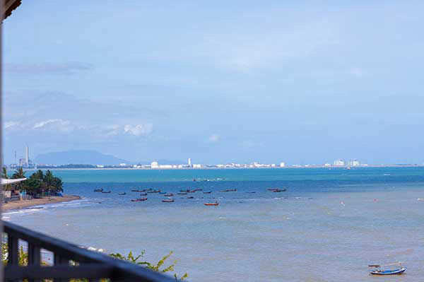 View from Sea View Room balcony